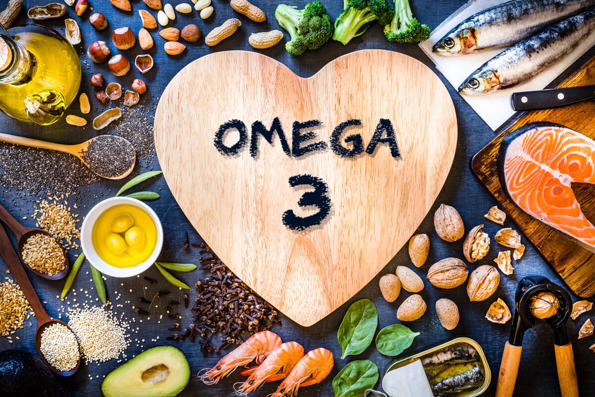 An adequate supply of omega-3 fatty acids is vital for the brain, nervous system and heart. 